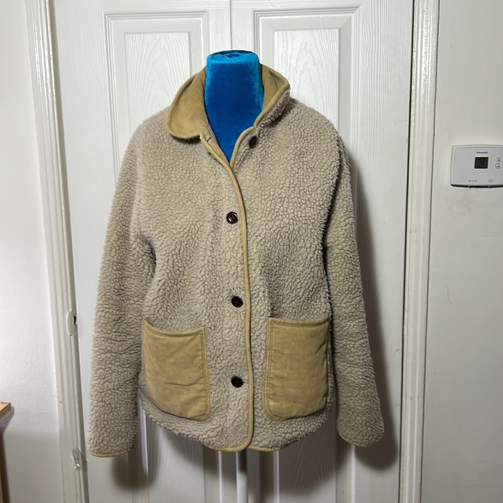 ALEX MILL Plush Teddy Jacket Small